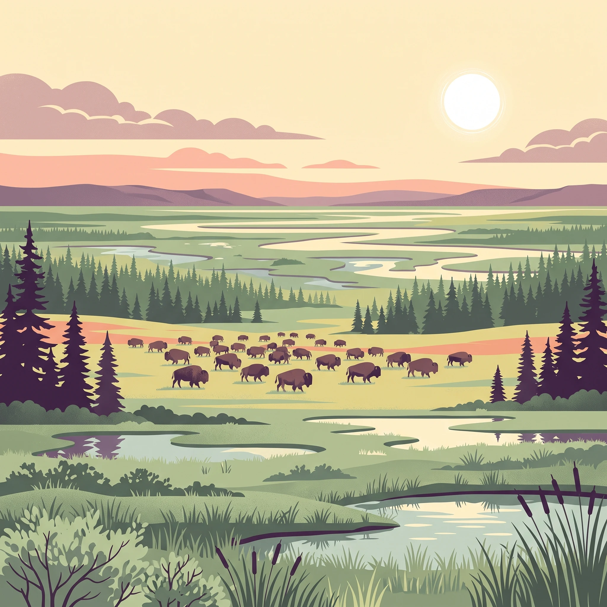 Cuándo visitar el Parque Nacional Wood Buffalo: guía de calendario estacional y clima