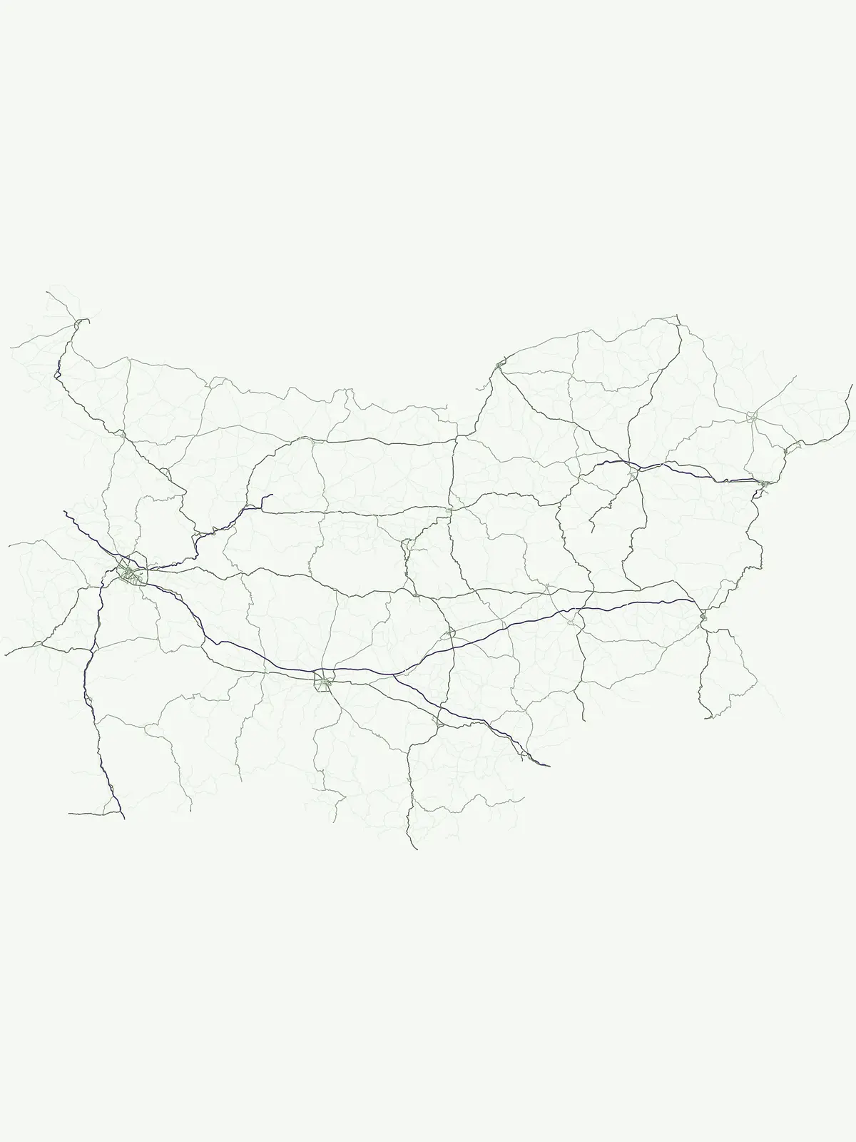 Comprehensive Atlas of Mountain Range Features and Protected Landscapes within Bulgaria