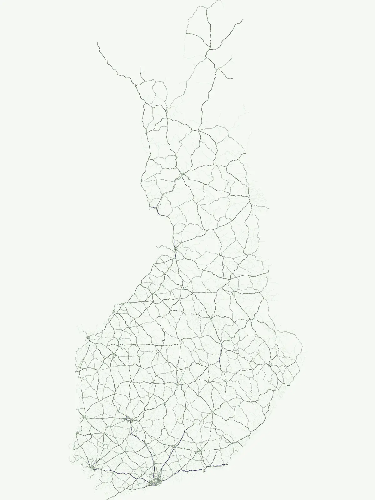Accidentes geográficos y puntos de referencia naturales dentro de las áreas protegidas de Finlandia