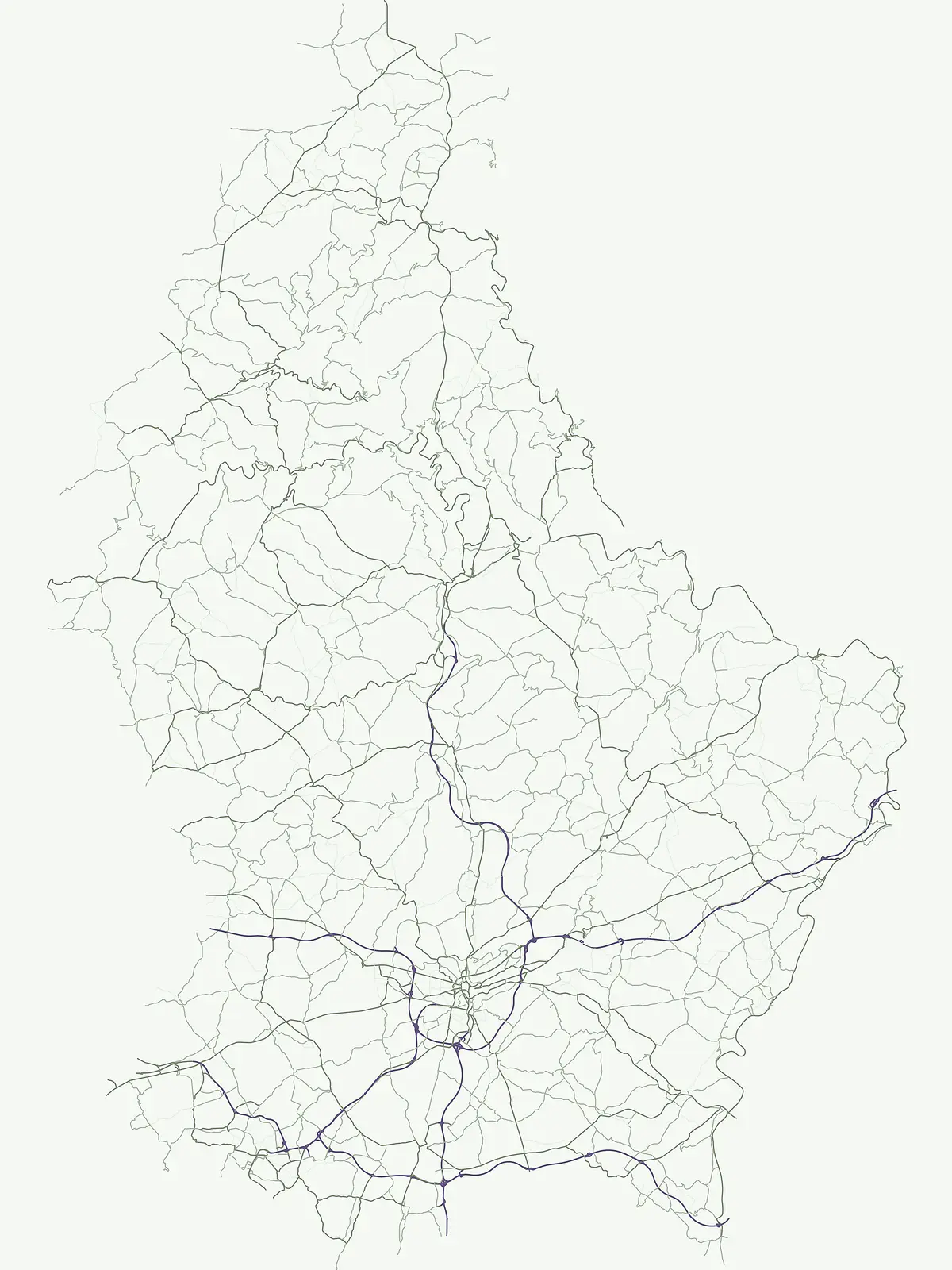 Comprehensive National Parks and Protected Areas Map of Luxembourg for Geographic Exploration