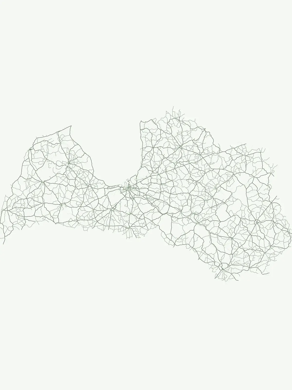 Arroyos en Paisajes Protegidos y Geografía de Parques Nacionales en toda Letonia