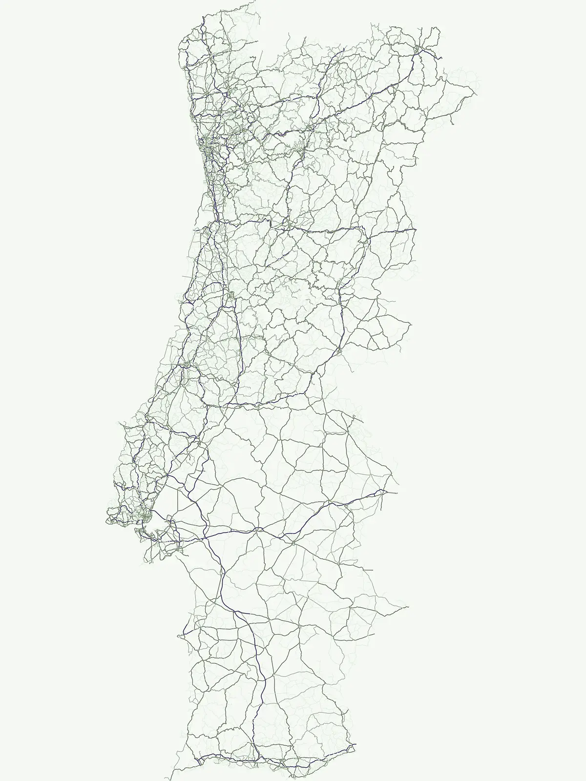 Penínsulas con nombre y formaciones costeras en las áreas protegidas de Portugal