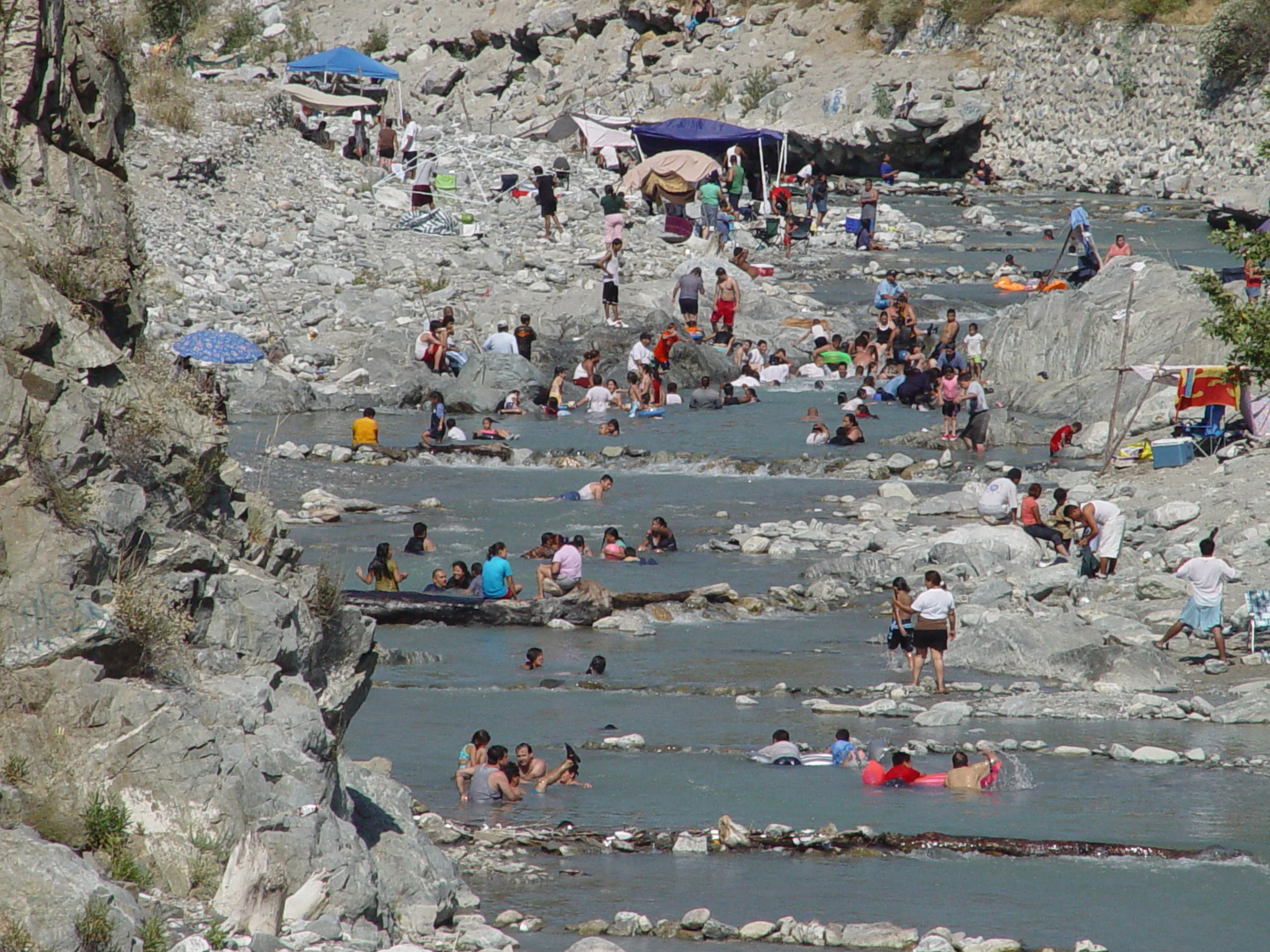 East Fork San Gabriel River swimming area