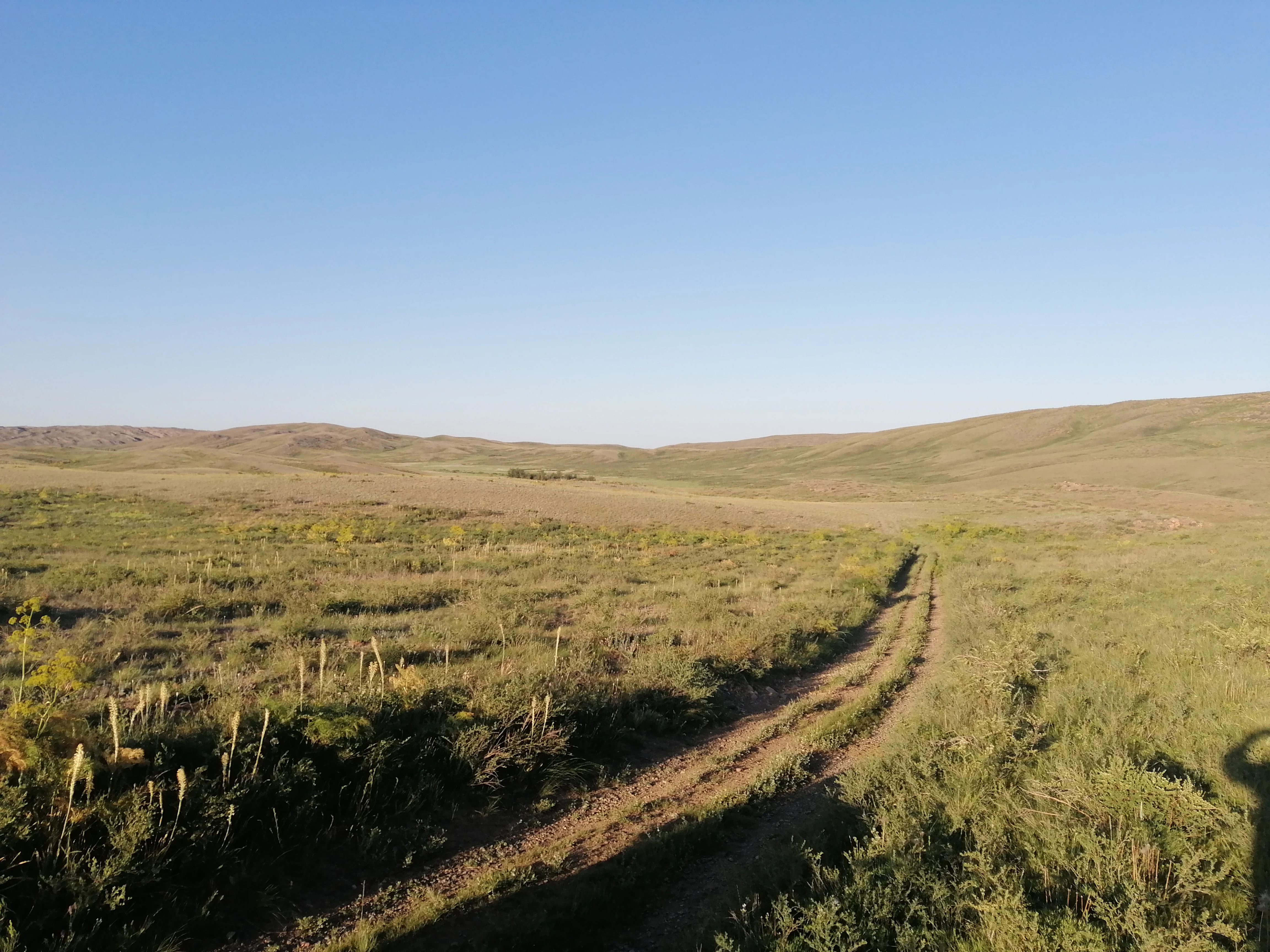 Bugyly Mountains from Zharyk village