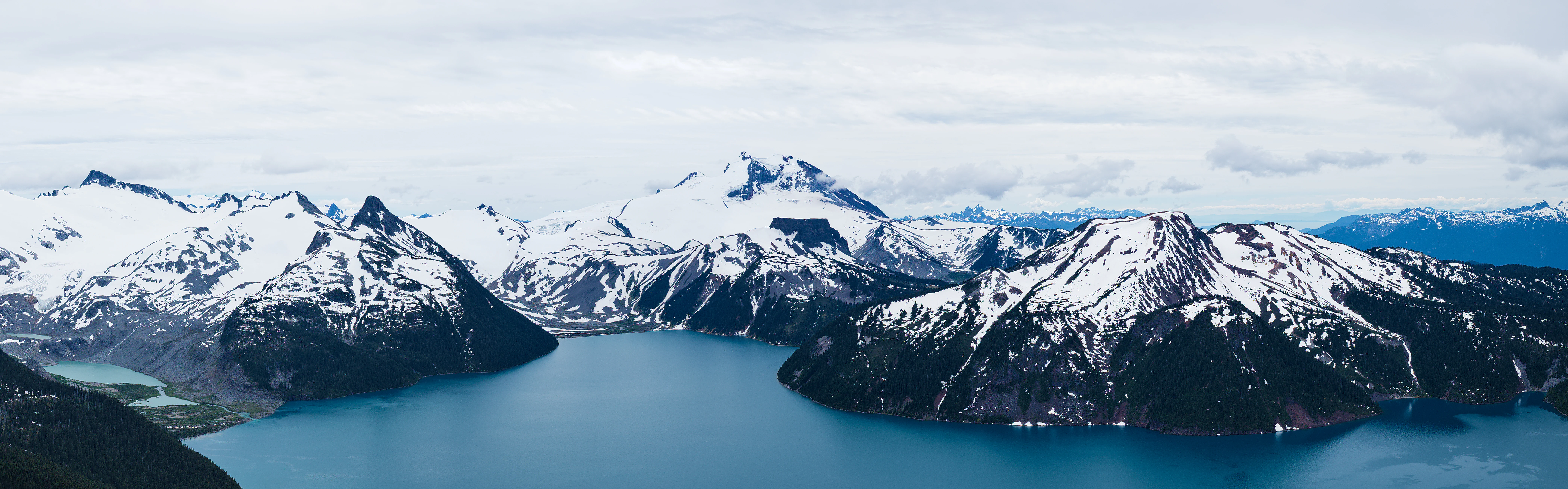 View of Garibaldi Lake from Panorama Ridge