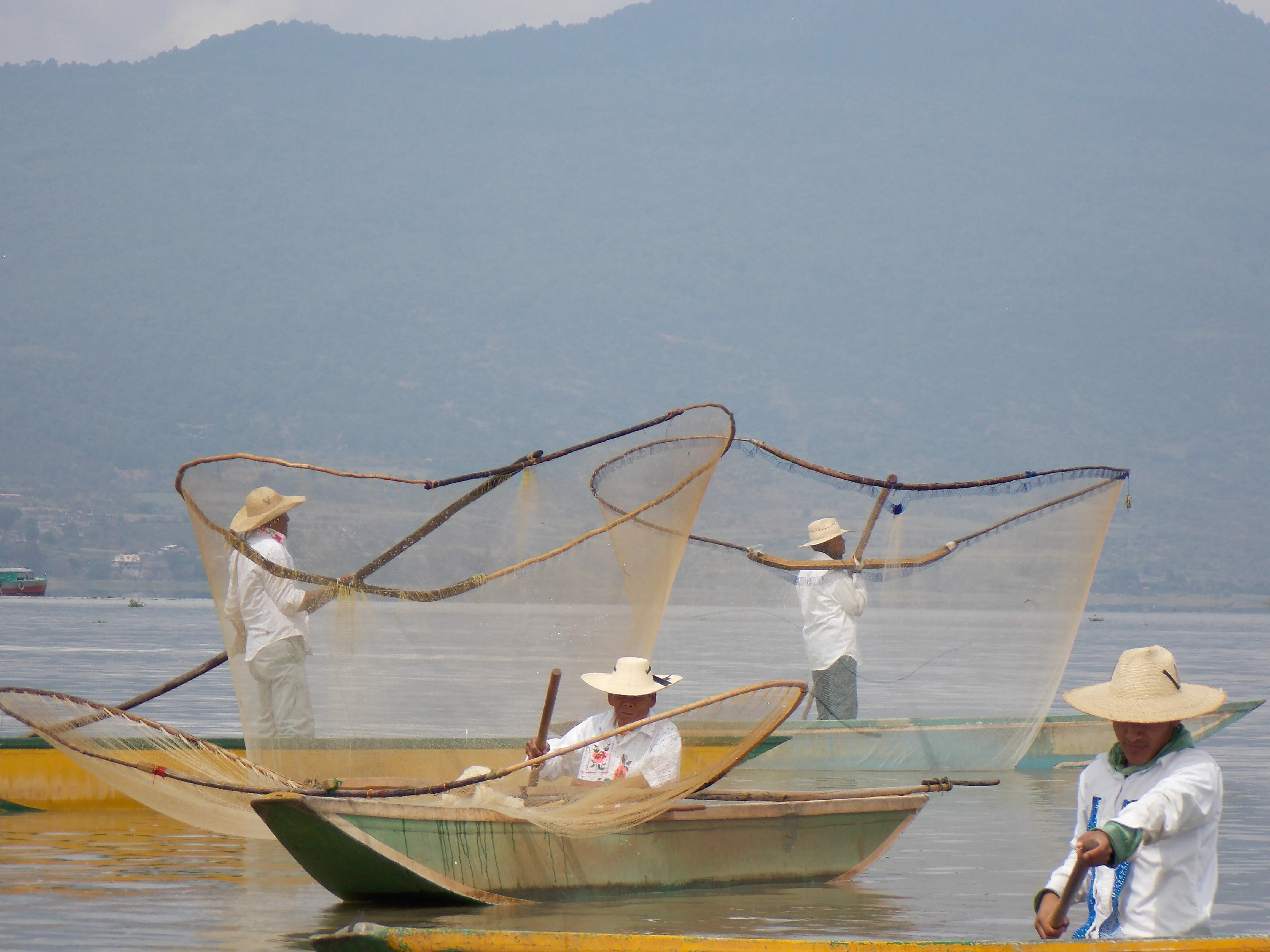 Fishermen at Lake Patzcuaro
