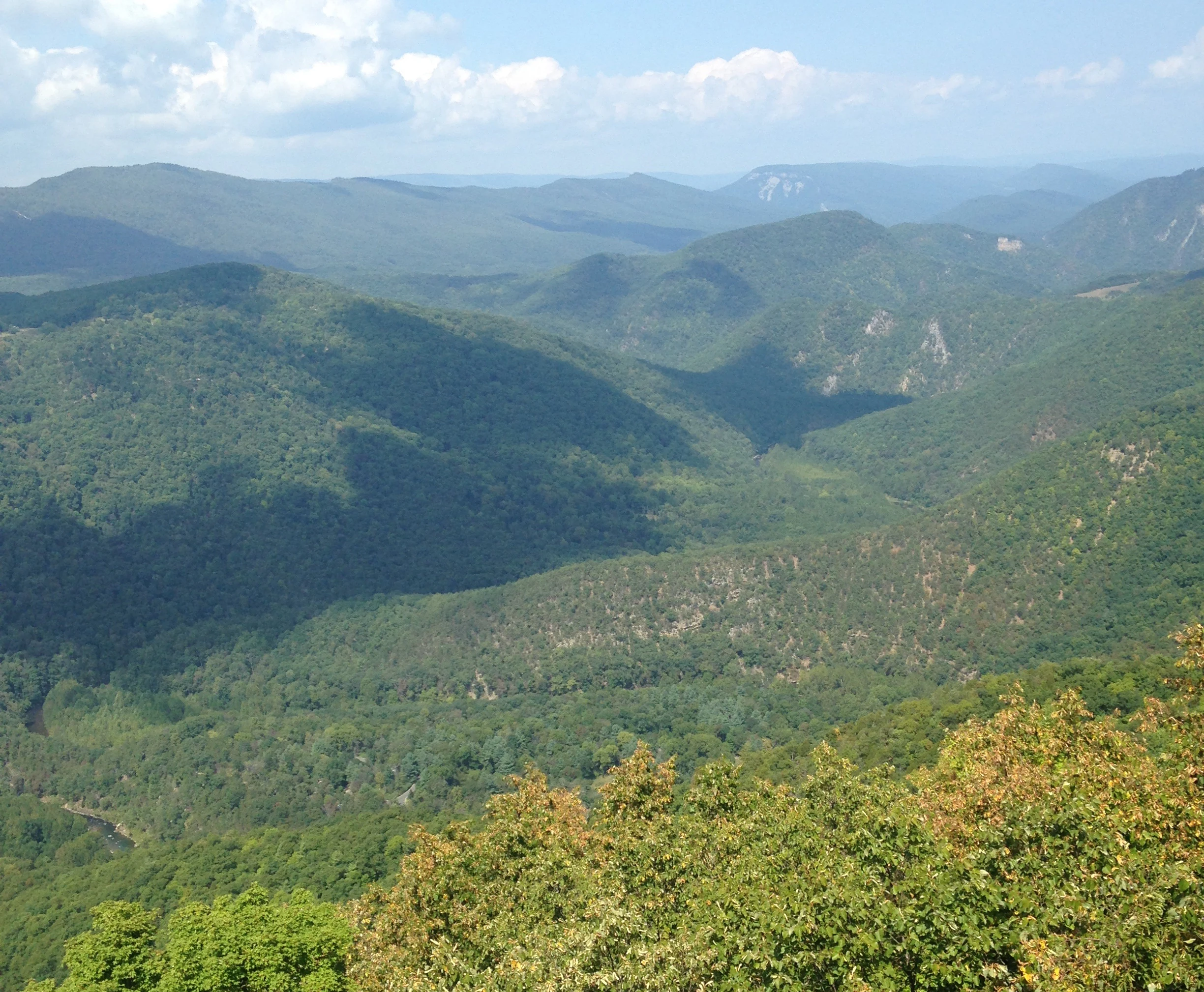 Smoke Hole Gorge view
