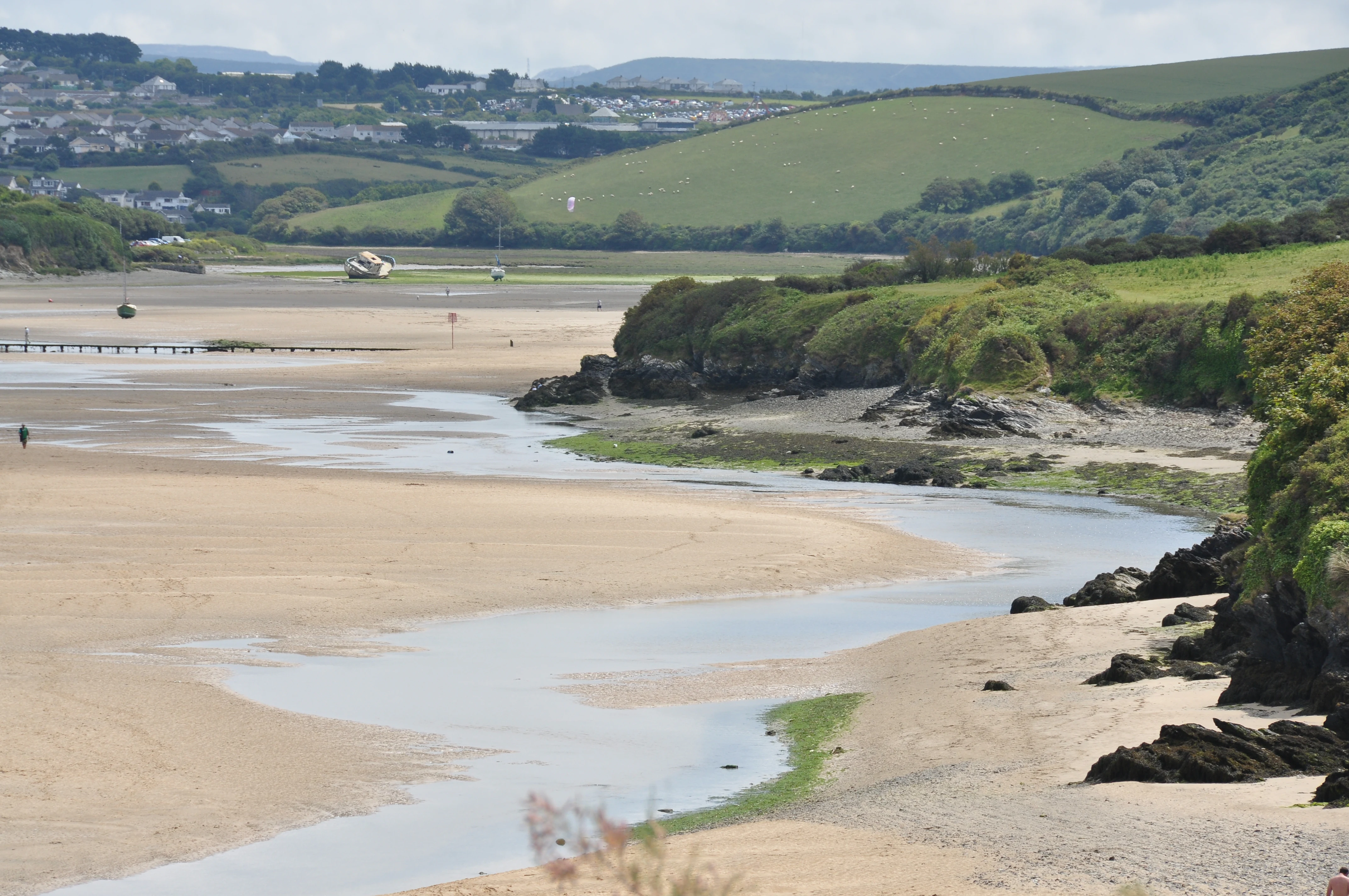 River Gannel above Crantock Beach